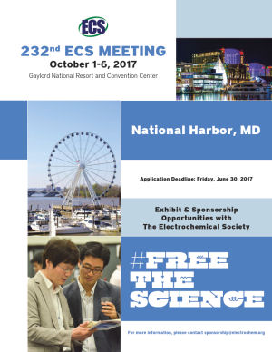 visit us at 232nd ECS Meeting visit us at 232nd ECS Meeting