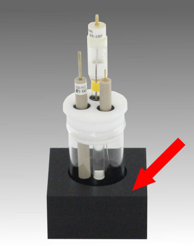Cell holder for 20 mL vial