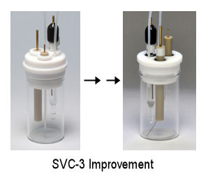 SVC-3 Voltammetry cell improvement