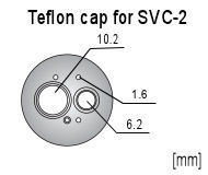 Teflon cap for SVC-3