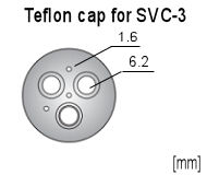 Teflon cap for SVC-3