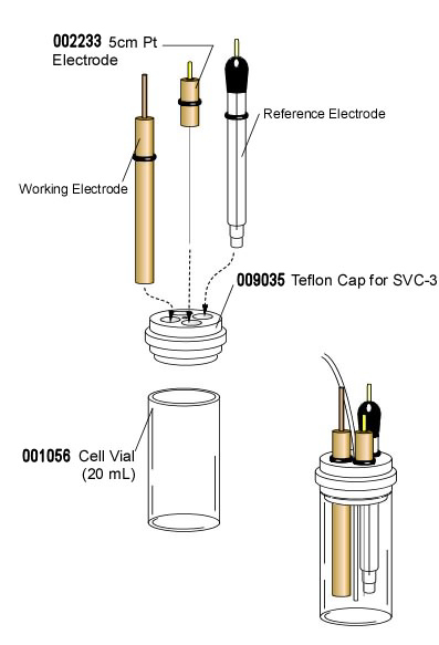 VC-3 Voltammetry cell