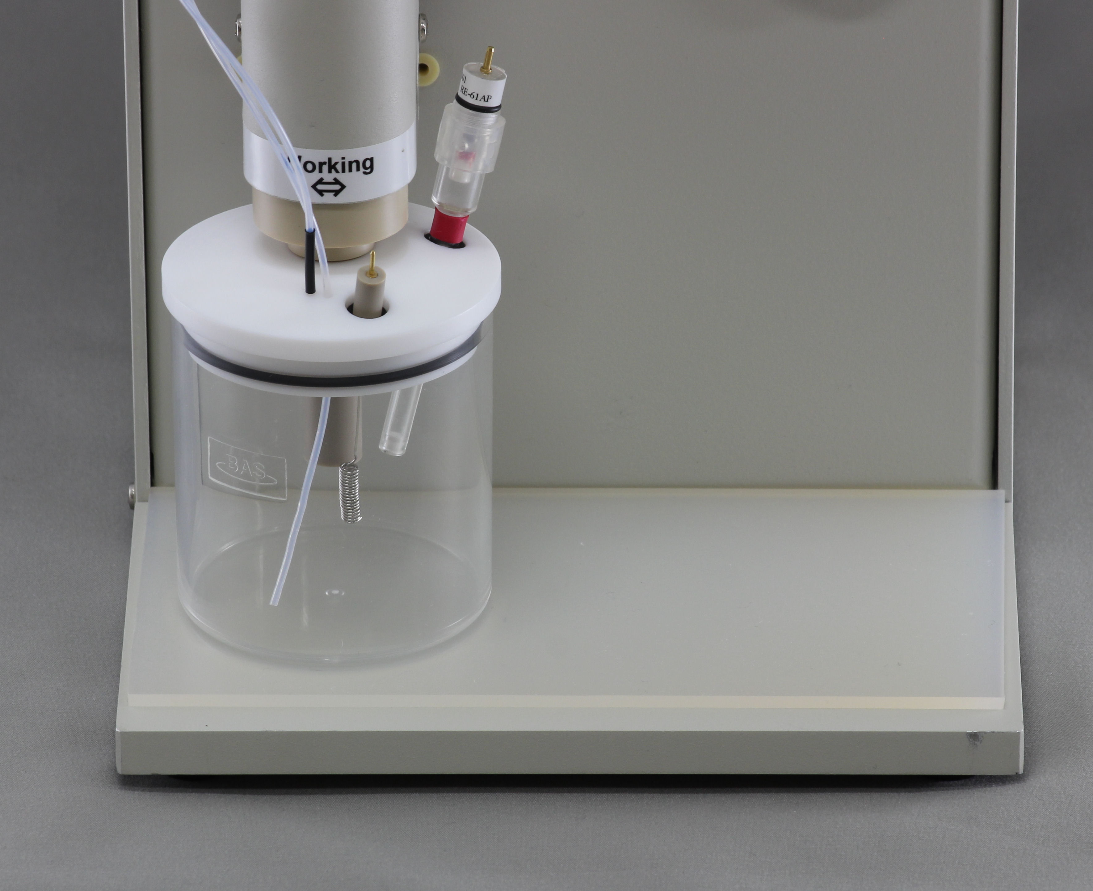 For RRDE measurement using 200 mL Sample vial for alkaline solution
