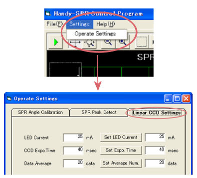 Program settings - Operate Settings