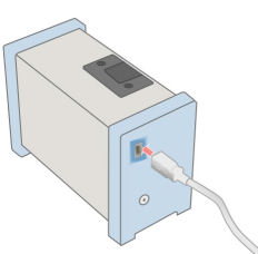 Connecting a cable