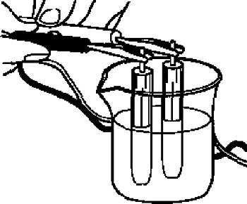 Fig. 4-1 Checking the reference electrode. Fig. 4-1 Checking the reference electrode.
