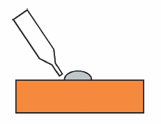Fig. 6-5 Method of making mercury amalgam electrodes.