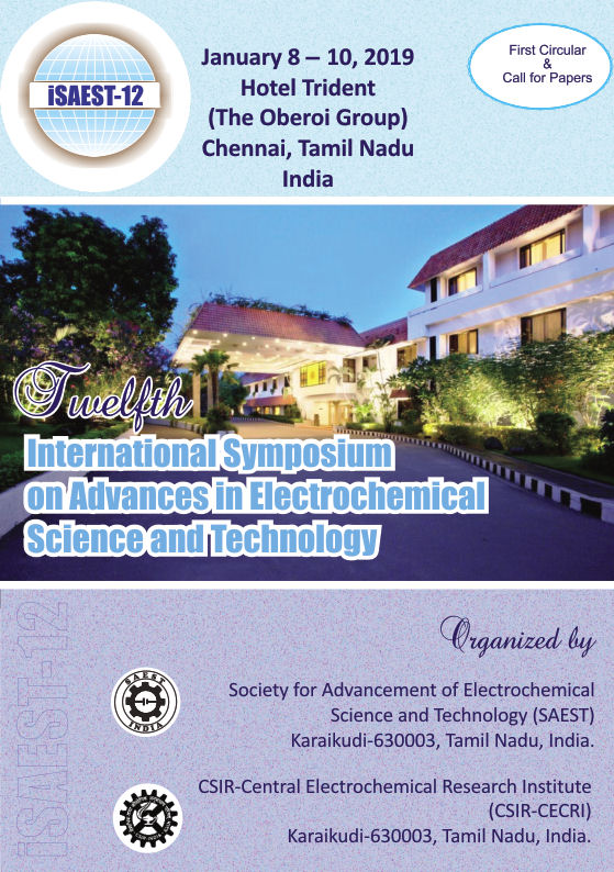 visit us at iSAEST - 12 in Chennai, India