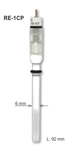 Eletrodo de referência RE-1CP (Ag/AgCl/KCl Saturado)