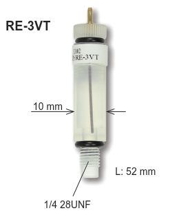 RE-3VT Tipo de parafuso do eletrodo de referência (Ag / AgCl)