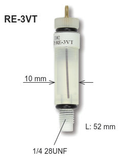 RE-3VT Reference electrode screw type (Ag/AgCl)