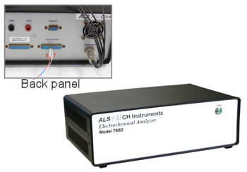 Connection using single cables for the explanation of the connection. ⑦ White cable (Digital ground) and ⑧ Red cable (Stir (active level can be set in Cell Control)).