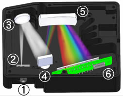 Espectrómetro SEC 2021 Estrutura da fonte de luz