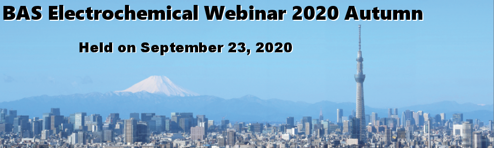 BAS Electrochemical Webinar 2020 Autumn