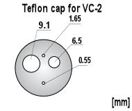 Teflon cap for VC-2