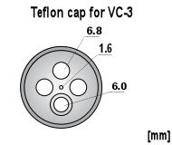 Teflon cap for VC-3