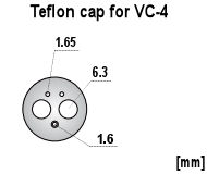 Teflon cap for VC-4